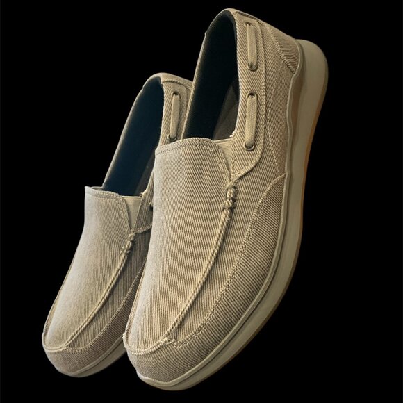 Like New Propet Cush N Foot Men\'s Slip on Shoe Slate Corduroy Sz 9.5W USA main image 4
